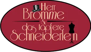 Herr Brömme und das tapfere Schneiderlein Logo