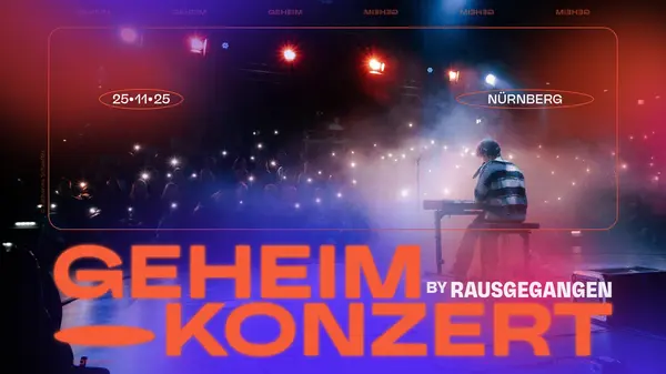 Titelbild Geheimkonzert Nürnberg | WELCOME WINTER EDITION ✨ by Rausgegangen