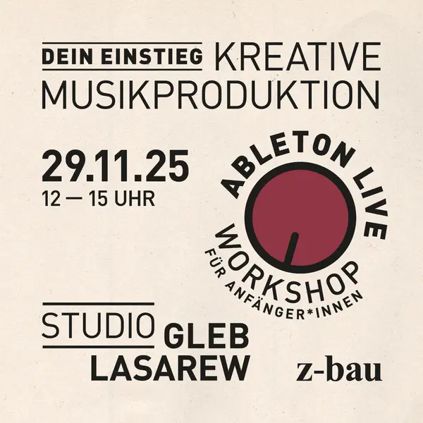 Titelbild Ableton Live Workshop für Anfänger*innen