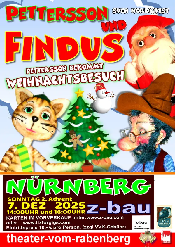 Titelbild Pettersson und Findus - Pettersson bekommt Weihnachtsbesuch - Vorstellung 2