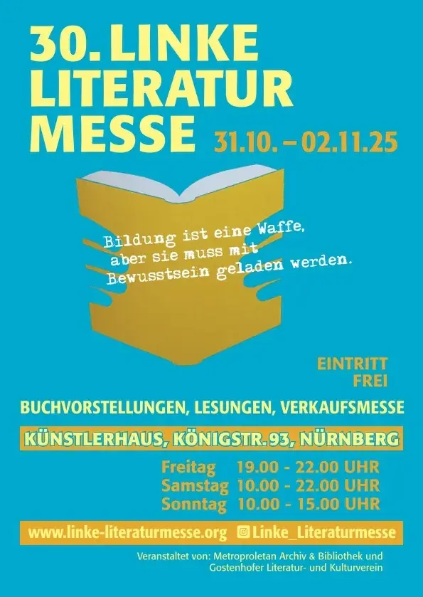 Titelbild 30. Linke Literaturmesse