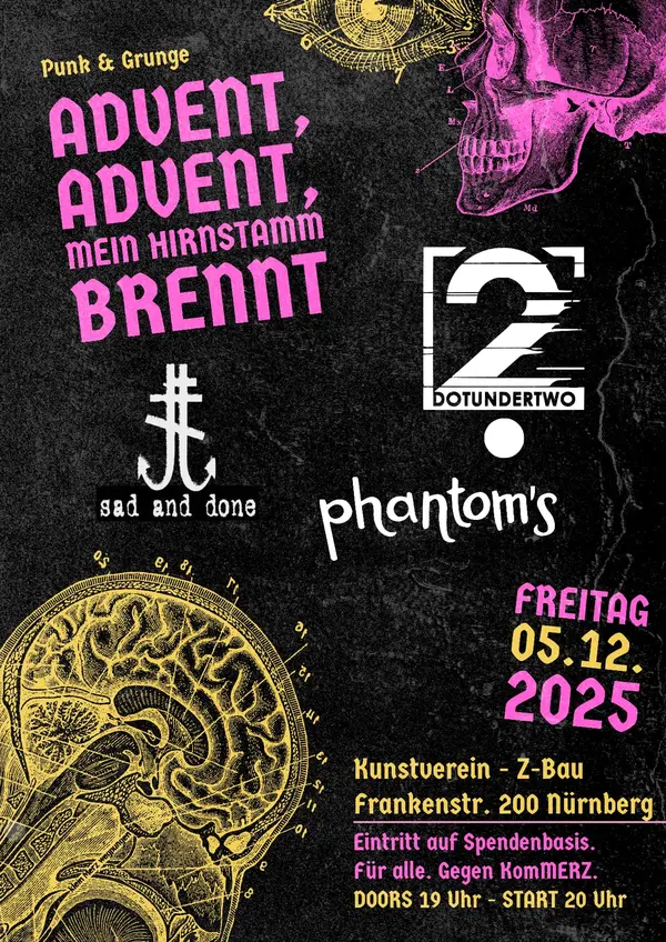 Titelbild Advent, Advent, mein Hirnstamm brennt