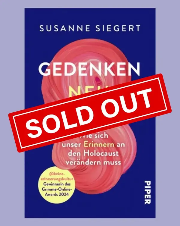 Titelbild Gedenken neu denken – Lesung mit Susanne Siegert