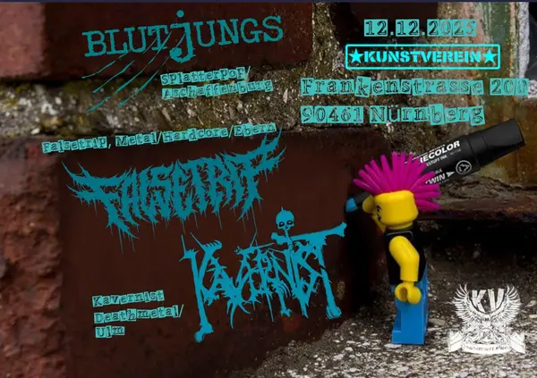 Titelbild Blutjungs + Falsetrip + Kavernist
