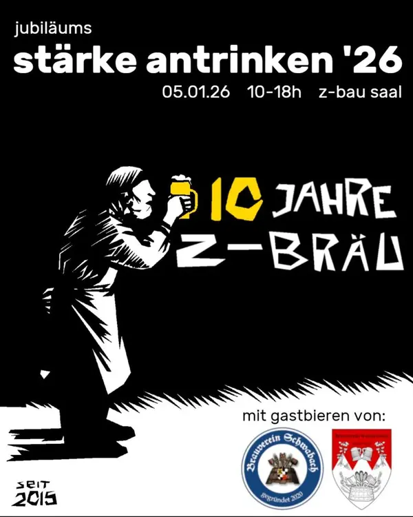 Titelbild Z-Bräu Stärke Antrinken 2026