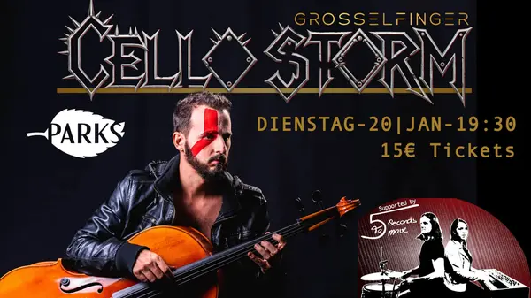 Titelbild Cello Storm - Christian Grosselfinger x 5 Seconds to Move