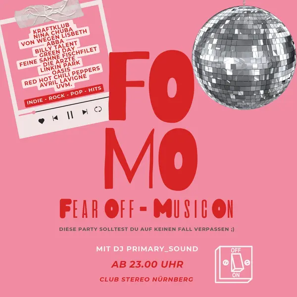 Titelbild FOMO [FEAR OFF – MUSIC ON]