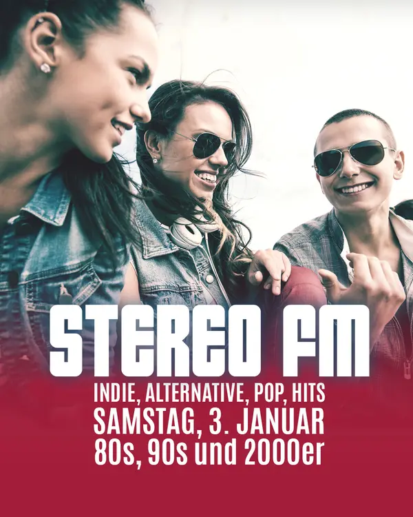 Background image Sa 23:00 - STEREO FM – Hallo 2026!