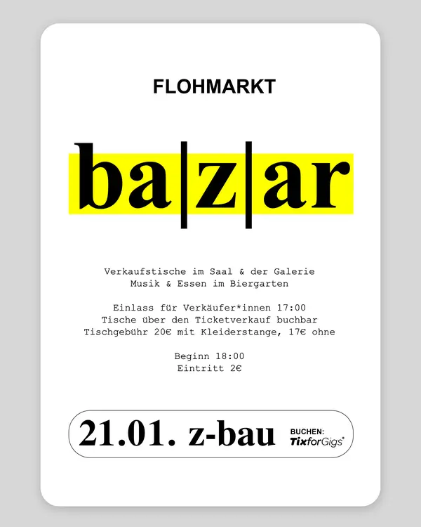 Titelbild bazar