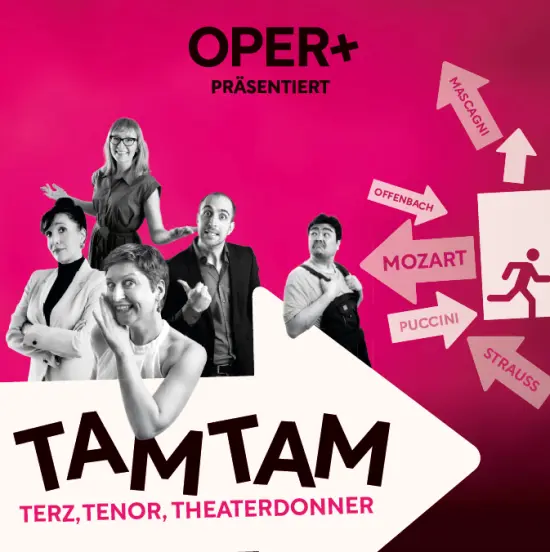 Titelbild Oper Plus: TAMTAM – Terz, Tenor, Theaterdonner