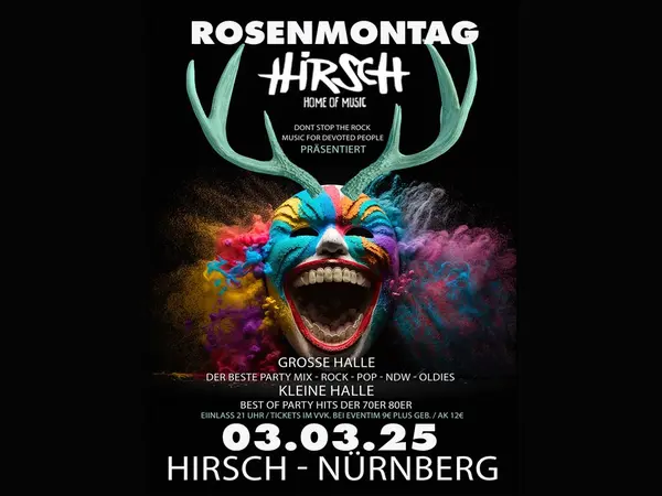 Titelbild ROSENMONTAG IM HIRSCH