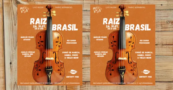Titelbild RAIZ BRASIL | Konzert im Gartensaal