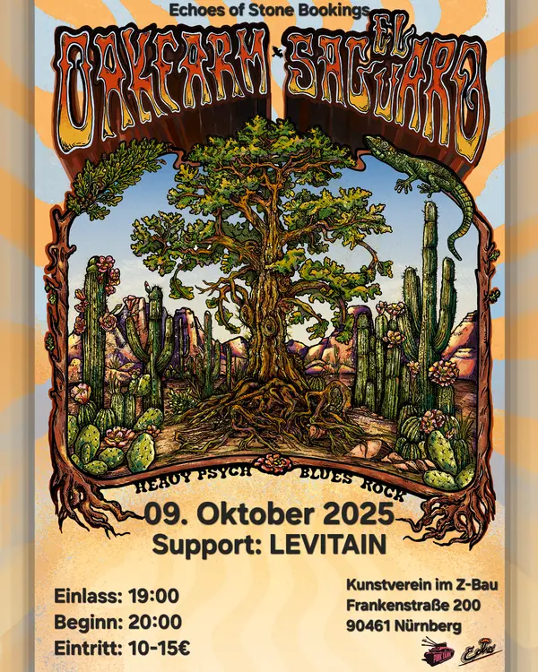 Titelbild Levitain + El Saguaro (PT) + Oak Farm