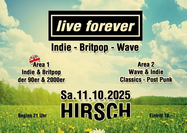 Titelbild LIVE FOREVER