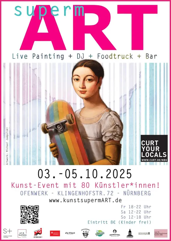 Background image Fr 18:00 - supermART Kunstevent Nürnberg