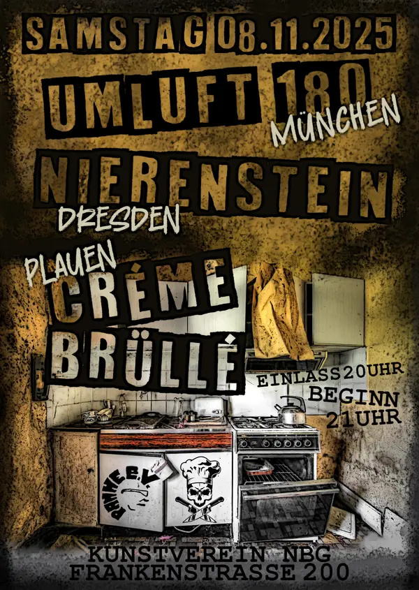Titelbild Crème Brüllé + Nierenstein + Umluft 180