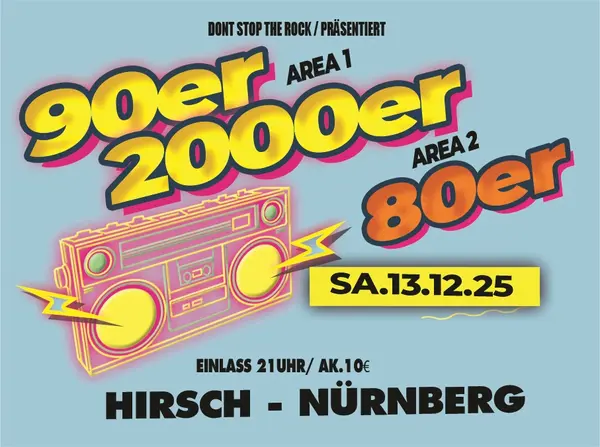 Background image Sa 21:00 - 80ER-90ER-2000ER PARTY