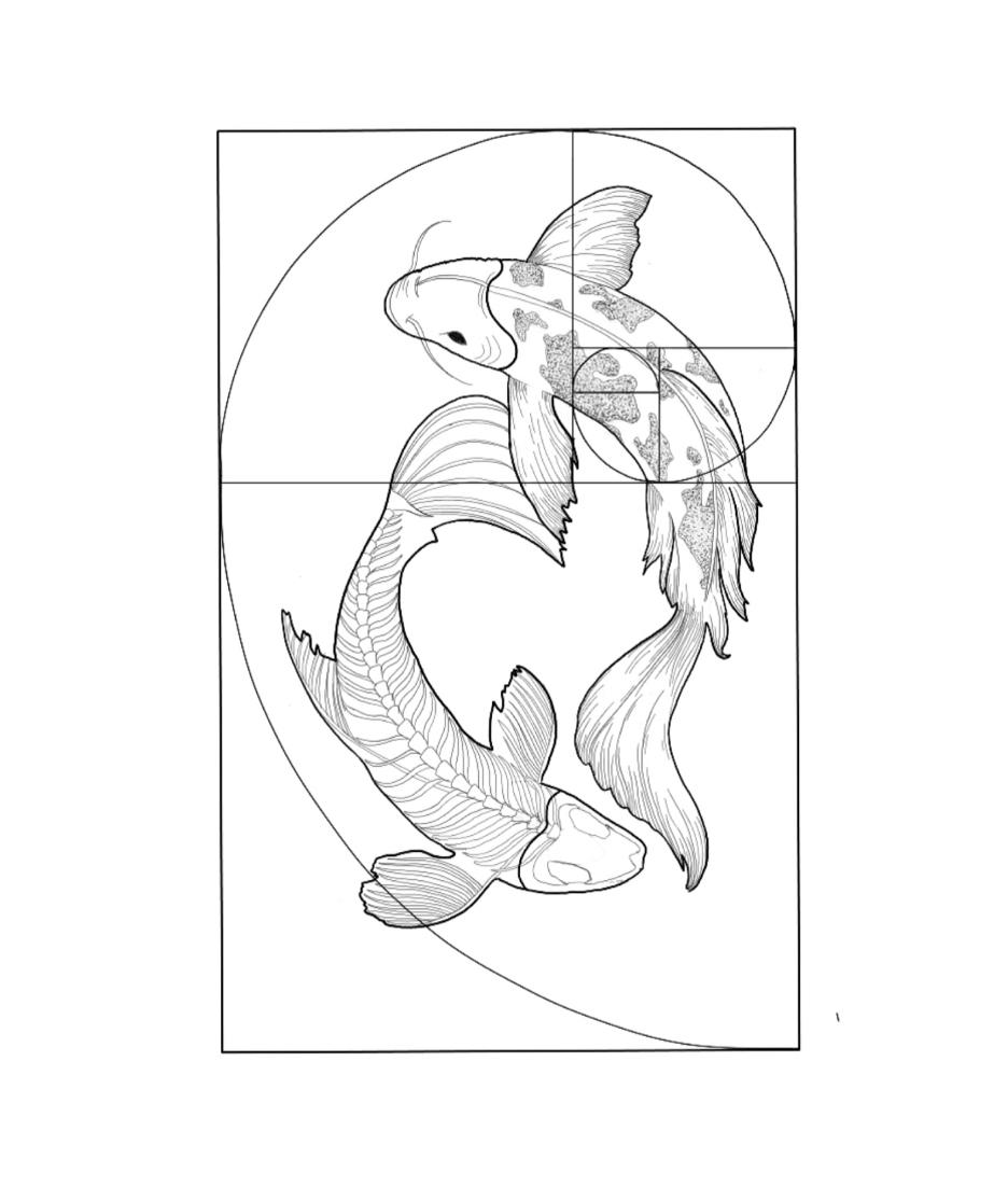 Background image "Fibonacci & Pisces"